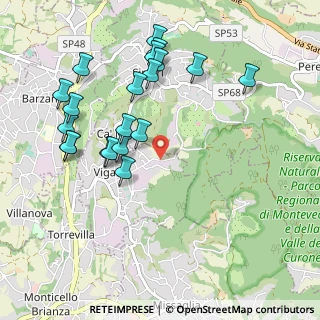 Mappa Via Guglielmo Marconi, 23897 Viganò LC, Italia (1.047)