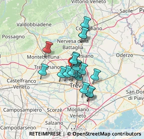 Mappa Via Giuseppe Giusti, 31050 Ponzano Veneto TV, Italia (8.99667)