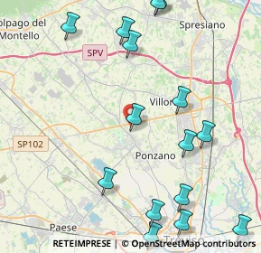 Mappa Via Giuseppe Giusti, 31050 Ponzano Veneto TV, Italia (5.324)