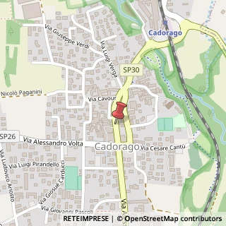 Mappa Via Mameli, 25, 22071 Cadorago, Como (Lombardia)