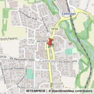 Mappa Piazza Elio Zampiero, 1, 22071 Cadorago, Como (Lombardia)