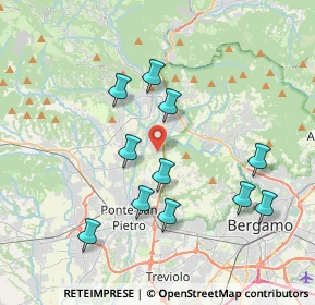 Mappa Via Ossanesga, 24030 Paladina BG, Italia (3.71)