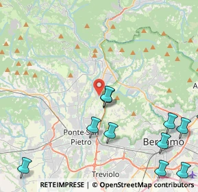 Mappa Via Ossanesga, 24030 Paladina BG, Italia (5.78727)