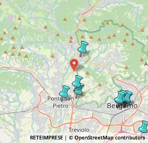 Mappa Via Ossanesga, 24030 Paladina BG, Italia (5.75)