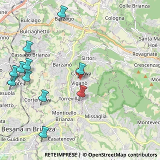 Mappa Via Giancarlo Sala, 23897 Viganò LC, Italia (2.79545)