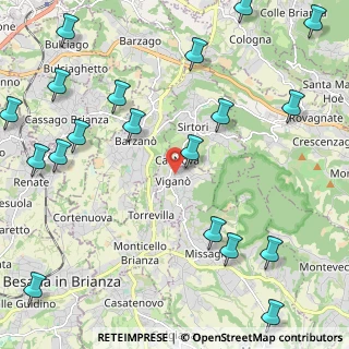 Mappa Via Giancarlo Sala, 23897 Viganò LC, Italia (3.02)
