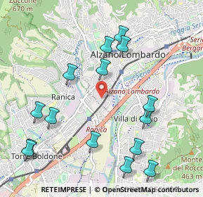 Mappa Via Lombardia, 24022 Alzano Lombardo BG, Italia (1.17733)