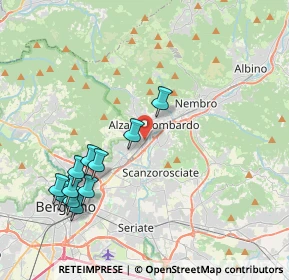 Mappa Via Lombardia, 24022 Alzano Lombardo BG, Italia (4.37636)