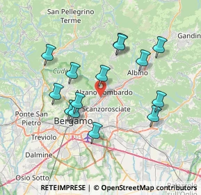 Mappa Via Lombardia, 24022 Alzano Lombardo BG, Italia (6.935)