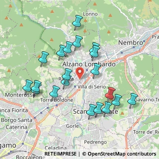 Mappa Via Lombardia, 24022 Alzano Lombardo BG, Italia (1.95)