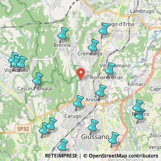 Mappa Cascina Guardia, 22060 Carugo CO, Italia (2.88)