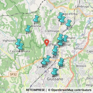 Mappa Cascina Guardia, 22060 Carugo CO, Italia (2.0185)