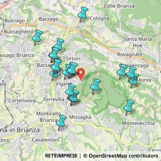 Mappa Via della Bandagera, 23897 Viganò LC, Italia (1.828)
