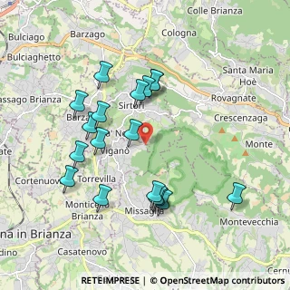 Mappa Via della Bandagera, 23897 Viganò LC, Italia (1.86278)