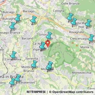 Mappa Via della Bandagera, 23897 Viganò LC, Italia (2.7725)