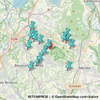 Mappa Via della Bandagera, 23897 Viganò LC, Italia (3.22313)