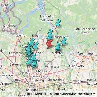 Mappa Via della Bandagera, 23897 Viganò LC, Italia (12.571)