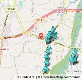 Mappa Via Don Luigi Panarotto, 36055 Nove VI, Italia (0.972)