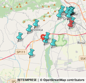 Mappa Via Don Luigi Panarotto, 36055 Nove VI, Italia (4.60944)