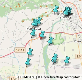 Mappa Via Don Luigi Panarotto, 36055 Nove VI, Italia (4.62105)