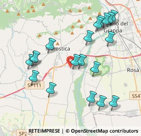 Mappa Via Don Luigi Panarotto, 36055 Nove VI, Italia (4.24947)