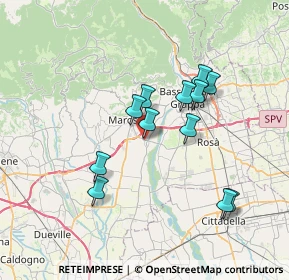 Mappa Via Don Luigi Panarotto, 36055 Nove VI, Italia (6.2375)