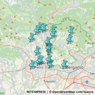 Mappa Via Aldo Moro Visibile Strada Statale 470 Villa D'Alme, 24030 Paladina BG, Italia (2.98)