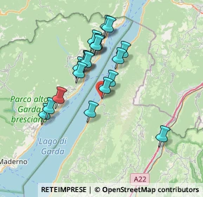 Mappa Piazza S. Nicolò, 37010 Brenzone sul Garda VR, Italia (6.1505)