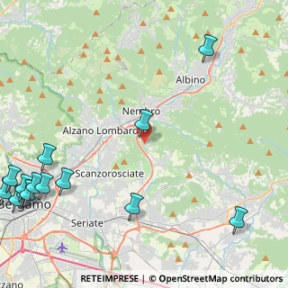 Mappa Via Antonio Meucci, 24027 Villa di Serio BG, Italia (6.89429)
