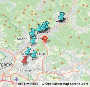 Mappa Via Antonio Meucci, 24027 Villa di Serio BG, Italia (3.23)
