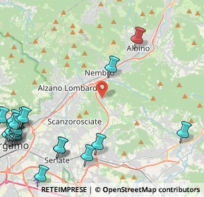 Mappa Via Antonio Meucci, 24027 Villa di Serio BG, Italia (6.6495)