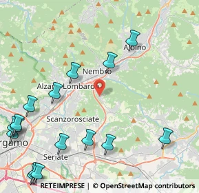 Mappa Via Antonio Meucci, 24027 Villa di Serio BG, Italia (5.9325)