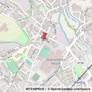 Mappa Via Sette F.lli Martiri, 24020 Ranica BG, Italia, 24020 Ranica, Bergamo (Lombardia)