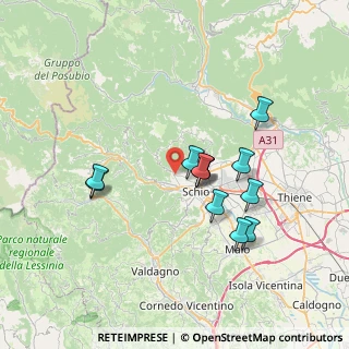 Mappa Via Maglio Poleo, 36015 Schio VI, Italia (6.2475)