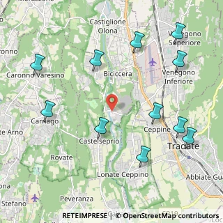 Mappa Via Baracca, 21040 Gornate-Olona VA, Italia (2.49)