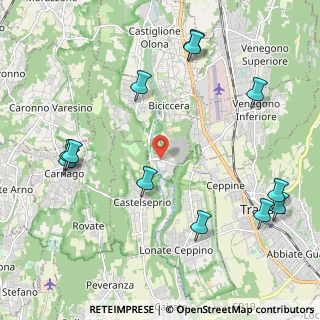 Mappa Via Baracca, 21040 Gornate-Olona VA, Italia (2.58667)