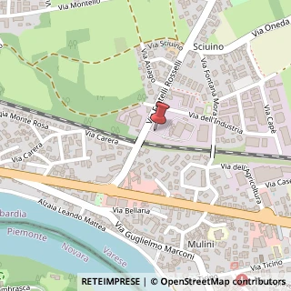 Mappa Via Rosselli, 30, 21018 Sesto Calende, Varese (Lombardia)