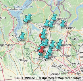 Mappa 21041 Albizzate VA, Italia (11.4615)