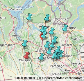 Mappa 21041 Albizzate VA, Italia (12.5255)