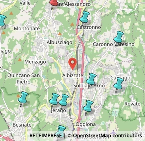 Mappa 21041 Albizzate VA, Italia (2.91)