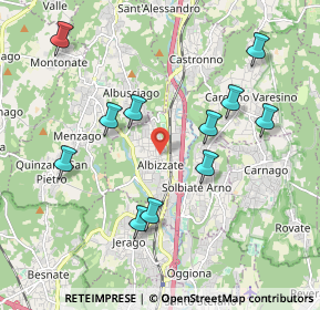 Mappa 21041 Albizzate VA, Italia (1.99909)