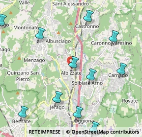 Mappa 21041 Albizzate VA, Italia (2.63182)