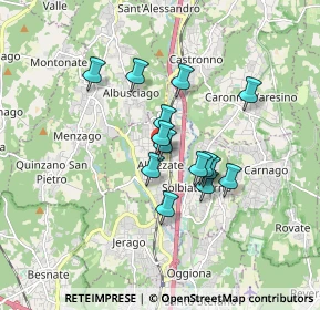 Mappa Via Campagna, 21041 Albizzate VA, Italia (1.27643)