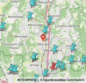 Mappa Via Campagna, 21041 Albizzate VA, Italia (2.9205)