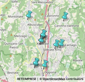 Mappa Via Campagna, 21041 Albizzate VA, Italia (1.53182)