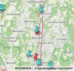 Mappa Via Campagna, 21041 Albizzate VA, Italia (3.60462)
