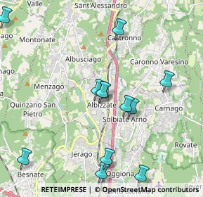 Mappa Via Campagna, 21041 Albizzate VA, Italia (2.17833)