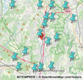 Mappa 21041 Albizzate VA, Italia (5.04333)