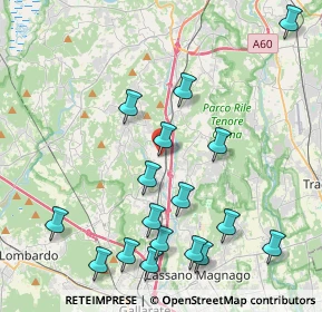 Mappa Via Campagna, 21041 Albizzate VA, Italia (4.66353)