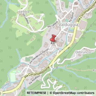 Mappa Via G.Ferrari, 50, 13018 Valduggia VC, Italia, 13018 Valduggia, Vercelli (Piemonte)